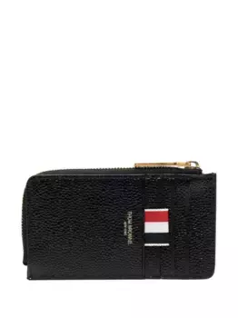 Кошелек из зернистой кожи THOM BROWNE, черный