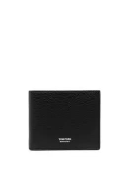 Кошелек из зернистой кожи TOM FORD, черный