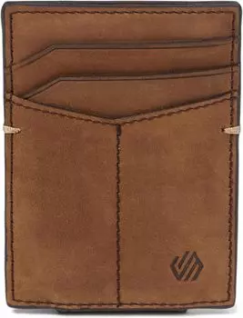 Кошелек Jackson с передним карманом Johnston & Murphy, цвет Tan Oiled