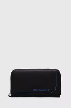 Кошелек Эмпорио Армани Emporio Armani, черный