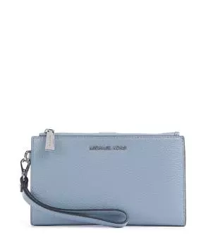 Кошелек Jet Set из зернистой коровьей кожи Michael Kors, серый