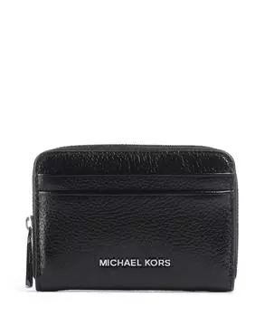 Кошелек Jet Set из зернистой кожи Michael Kors, черный