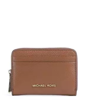Кошелек Jet Set из зернистой кожи Michael Kors, коричневый