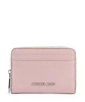 Кошелек Jet Set из зернистой кожи Michael Kors, розовый