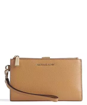 Кошелек Jet Set из зернистой яловой кожи Michael Kors, коричневый