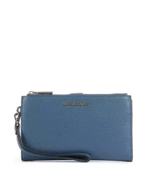 Кошелек jet set из зернистой яловой кожи Michael Kors, синий