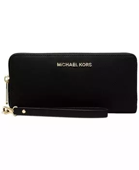 Кошелек Jet Set Travel Continental Michael Kors, черный