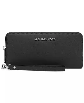 Кошелек Jet Set Travel Continental Michael Kors, черный