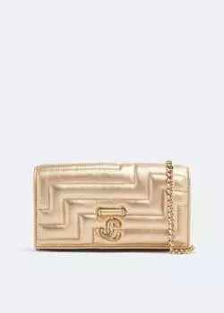 Кошелек JIMMY CHOO Varenne Avenue chain wallet, золотой