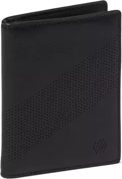 Кошелек Johnston & Murphy Richmond Perforated Bifold Card Case, черный