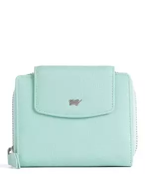 Кошелек Joy RFID из мягкой яловой кожи Braun Bffel, зеленый