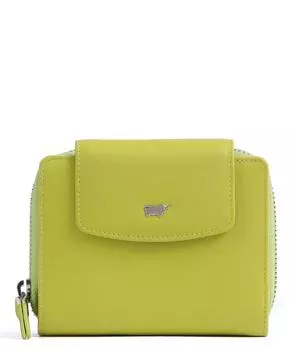 Кошелек Joy RFID из мягкой яловой кожи Braun Bffel, зеленый