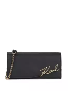 Кошелек K/Signature KARL LAGERFELD, черный