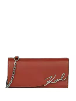 Кошелек K/Signature KARL LAGERFELD, коричневый