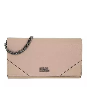Кошелек k/stone wallet on chain a190 beige blus Karl Lagerfeld, бежевый