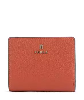 Кошелек Камелии из зернистой кожи Furla, оранжевый
