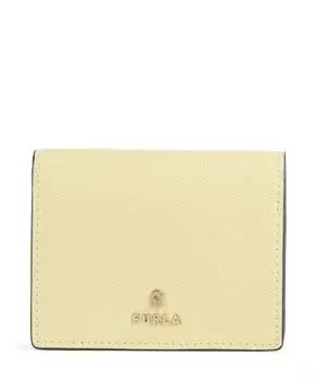 Кошелек Камелии из зернистой кожи Furla, желтый