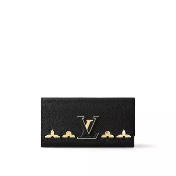 Кошелек Капуцинов Louis Vuitton, черный