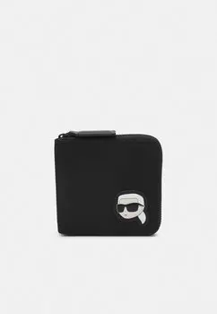 Кошелек KARL LAGERFELD IKONIK ZIP UNISEX, черный