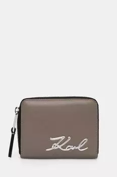 Кошелек Karl Lagerfeld, серый
