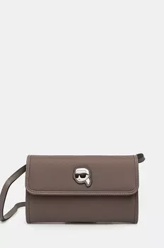 Кошелек Карла Лагерфельда Karl Lagerfeld, коричневый