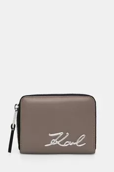 Кошелек Карла Лагерфельда Karl Lagerfeld, серый