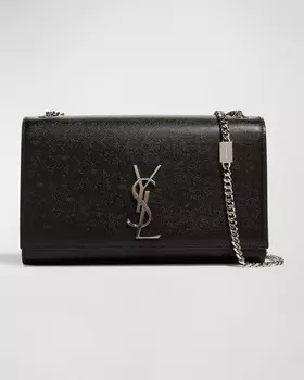 Кошелек Kate Medium YSL Grain de Poudre на цепочке Saint Laurent