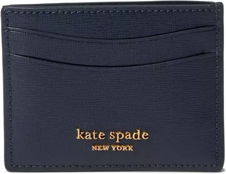 Кошелек Kate Spade New York Shaggy Embossed Saffiano Leather Card Holder, цвет Blazer Blue Multi