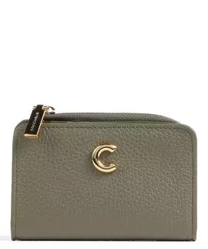 Кошелек Kelsey из зерненой кожи Coccinelle, зеленый