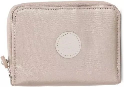 Кошелек Kipling Women's Money Love Zip Closure, серебристый