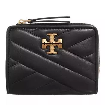 Кошелек kira chevron bi-fold wallet Tory Burch, черный
