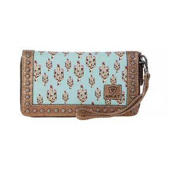 Кошелек-клатч Ariat Cactus Cruiser, бирюзовый