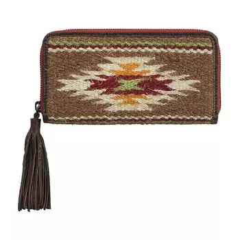 Кошелек-клатч Ariat Southwestern Pattern, коричневый