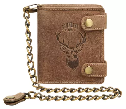 Кошелек KLONDIKE 1896, коричневый