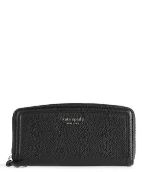 Кошелек Knott из зернистой яловой кожи Kate Spade New York, черный