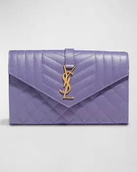 Кошелек-конверт на цепочке Saint Laurent