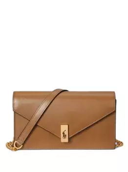 Кошелек-конверт Polo ID POLO RALPH LAUREN, коричневый