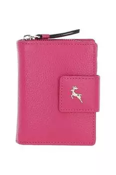 Кошелек/кошелек с защитой RFID и застежкой-молнией 'Arte in Pelle' Ashwood Leather, розовый