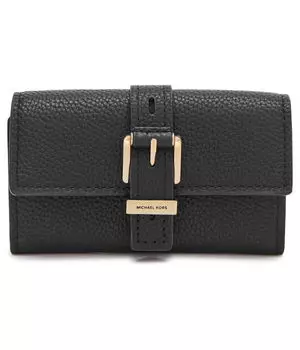 Кошелек кожаный Michael Kors, черный