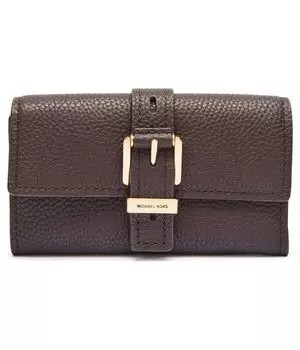 Кошелек кожаный Michael Kors, коричневый