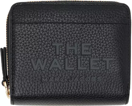 Кошелек «Кожаный мини-компакт» Marc Jacobs, черный