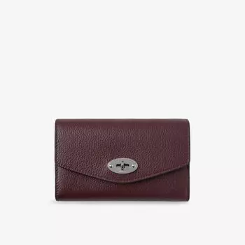 Кошелек кожаный Mulberry Darley, черный
