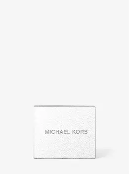 Кошелек-Купюрница из шагреневой кожи Cooper с карманом для монет Michael Kors, белый