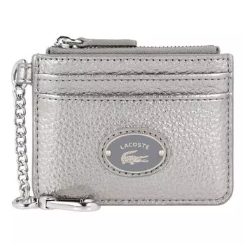 Кошелек Lacoste Origin Croc Kreditkartenetui Leder 10.5 см, цвет gunmetal