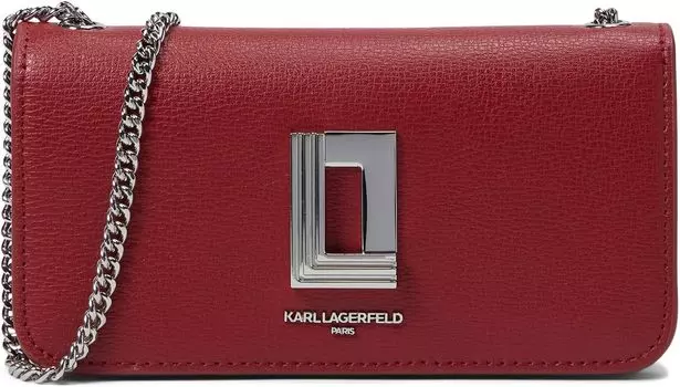 Кошелек Lafayette на цепочке Karl Lagerfeld Paris, цвет Classic Red
