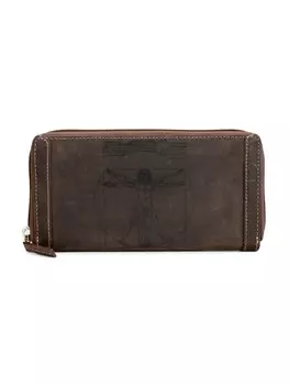 Кошелек Landleder, темно-коричневый