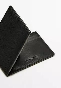 Кошелек LANDSCAPE Massimo Dutti, черный