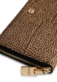 Кошелек LARGE ZIP AROUND Borbonese, коричневый