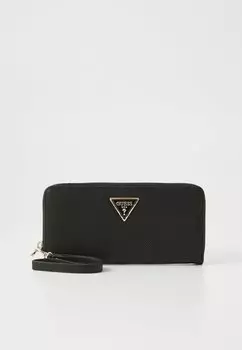 Кошелек LAUREL LARGE ZIP AROUND Guess, черный