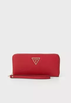 Кошелек LAUREL LARGE ZIP AROUND Guess, красный